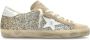 Golden Goose Glitter Suede Sneakers Beige Bruin Ronde Neus Brown Dames - Thumbnail 6
