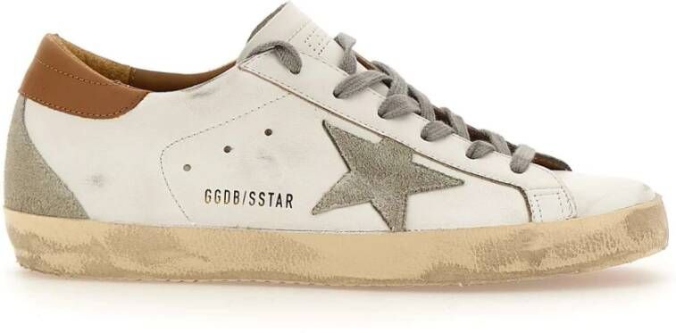 Golden Goose Klassieke witte leren sneakers White Dames