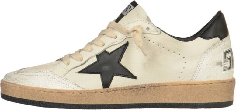 Golden Goose Witte Sneakers met Nappa en Suède White Dames
