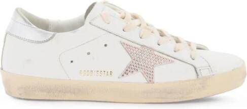 Golden Goose Super Star Classic Met List Sneakers White Dames
