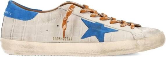 Golden Goose Krokodillenleren Veterschoenen