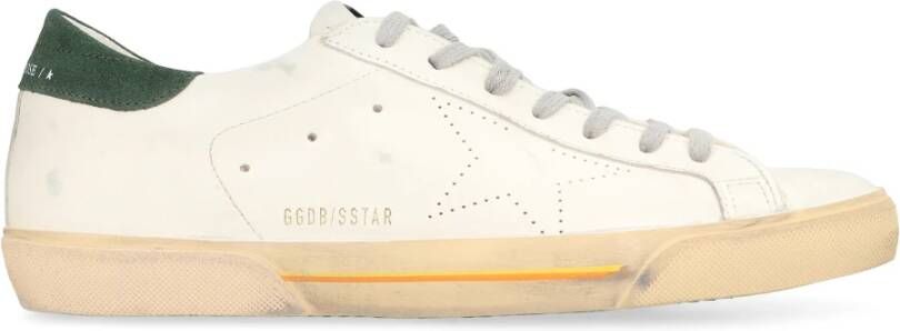 Golden Goose Lage leren sneakers met contrasterende hiel