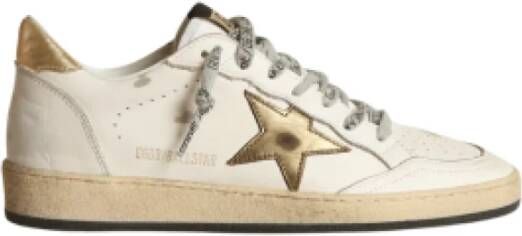 Golden Goose Gelamineerde ster en hiel van lederen bovenwerk White Dames