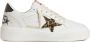 Golden Goose Witte Leren Sneakers met Leo Ponyskin Ster - Thumbnail 3