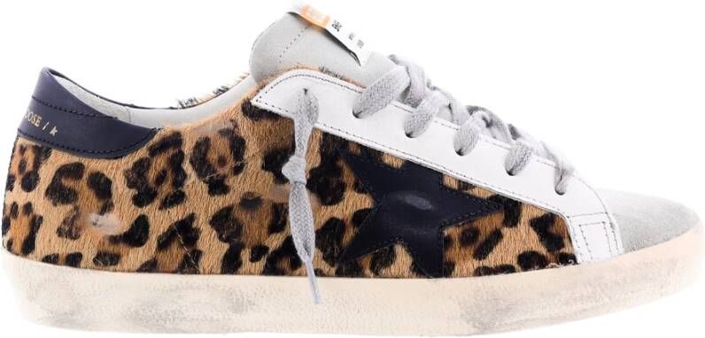 Golden Goose Leopard Horsy Sneakers Fashion Statement voor Vrouwen Meerkleurig Dames