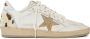 Golden Goose Leren Ballstar Sneakers met Bedrukte Hiel - Thumbnail 1