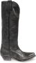 Golden Goose Westelijke sterinleg geborduurde laarzen Black Dames - Thumbnail 1