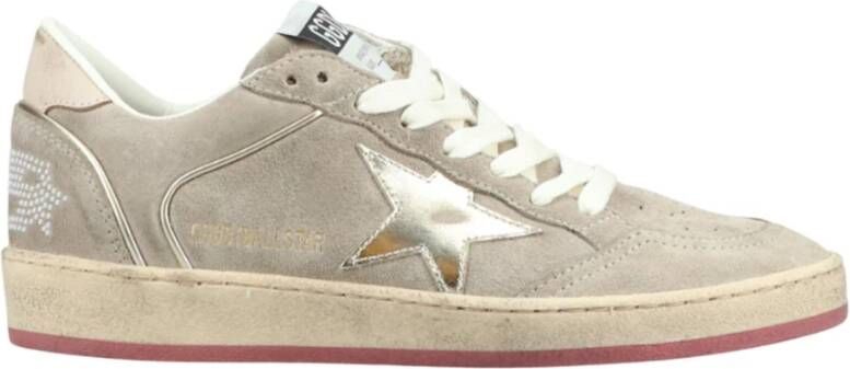 Golden Goose Leren en suède sneakers met veters