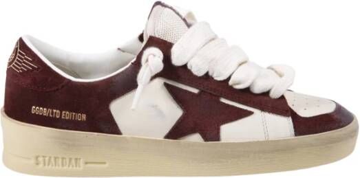 Golden Goose Leren en Suède Ster Sneakers