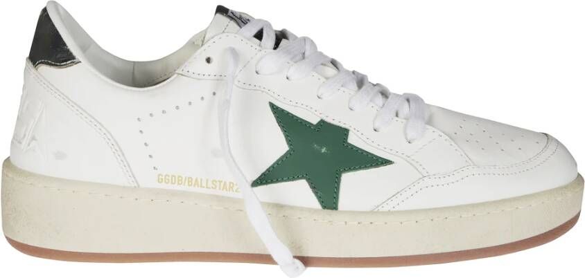 Golden Goose Leren Gelamineerde Ballstar 2 Sneakers