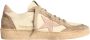 Golden Goose Leren Logo Sneakers Veters Rubberen Zool - Thumbnail 1