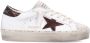 Golden Goose Leren Sneakers met Glitter Hiel - Thumbnail 1