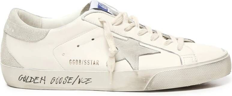 Golden Goose Leren sneakers met vintage afwerking