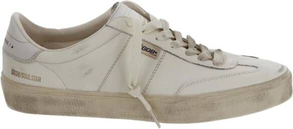 Golden Goose Leren Soul Star Sneakers White Heren