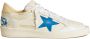 Golden Goose Witte Leren Ballstar Sneakers Bluette Ster White Heren - Thumbnail 4
