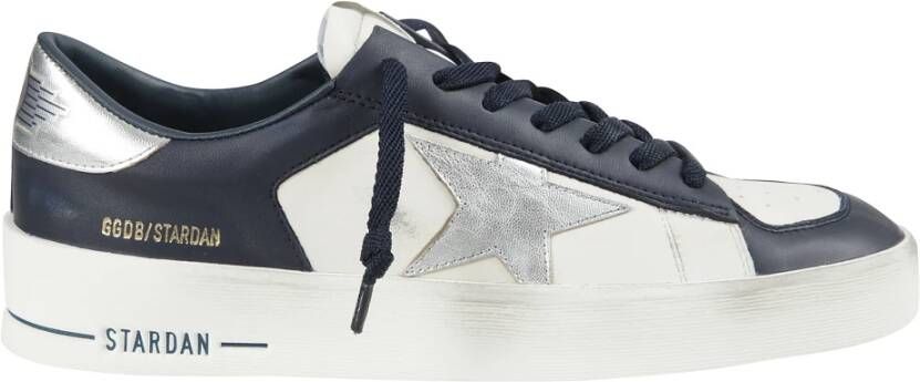 Golden Goose Leren Stardan Sneakers met Zilveren Hak