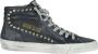 Golden Goose Low-Top Sneakers Black Leather Sneakers With Metal Studs in zwart - Thumbnail 2