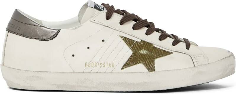 Golden Goose Leren Super-Star Sneakers met Cocco Print