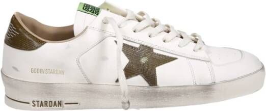 Golden Goose Leren Tejus Bedrukte Ster Hak Sneakers