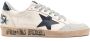 Golden Goose Leren Veterschoenen Platte Rubberen Zool White Heren - Thumbnail 8