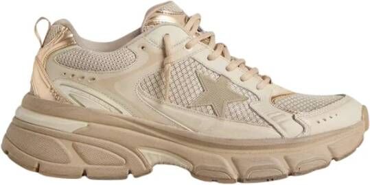 Golden Goose Lightstar Net Leren Sneakers