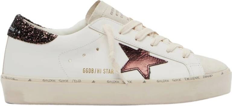 Golden Goose Low Glitter Hi-Star Sneakers