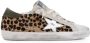Golden Goose Luipaardprint Sneakers met Grijs Suède Multicolor Dames - Thumbnail 1