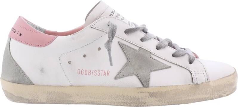 Golden Goose Sneakers met versleten effect en sterrenlogo Beige Dames