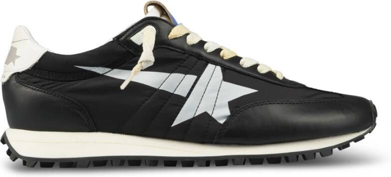 Golden Goose Stijlvolle Veterschoenen met Sterdetail Black Heren