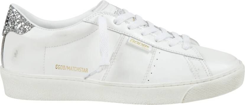 Golden Goose Low-Top Sneakers Low-Top White Leather Sneakers in meerkleurig