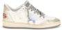 Golden Goose Metallic Leather Star Lace-Up Sneakers - Thumbnail 1