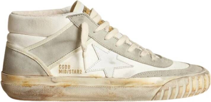 Golden Goose Mid Star 2 Sneakers White Dames