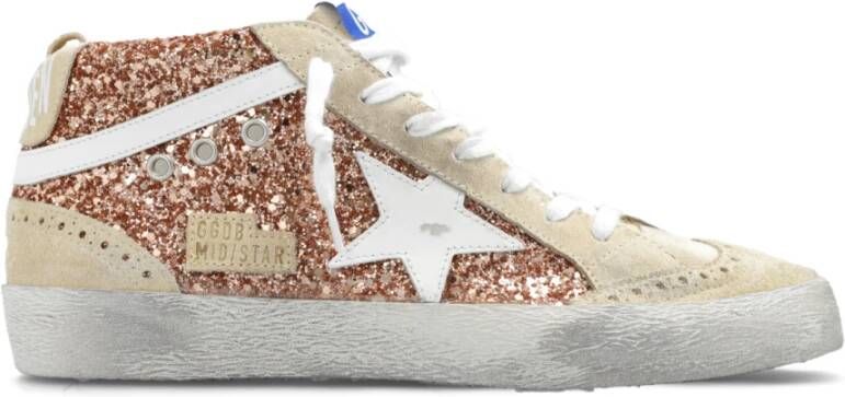 Golden Goose Mid Star Classic hoge sneakers Beige Dames