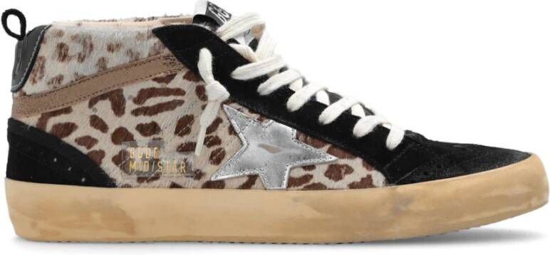 Golden Goose Mid Star hoge sneakers Zwart Dames