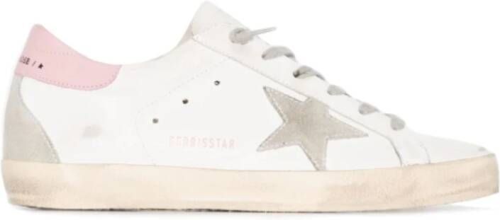 Golden Goose Sneakers met versleten effect en sterrenlogo Beige Dames