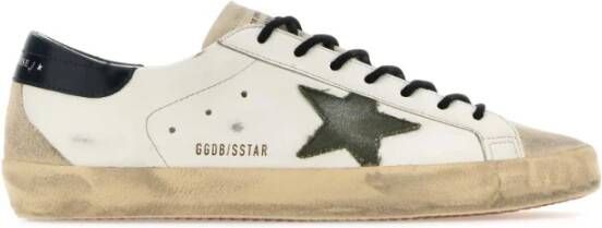 Golden Goose Multicolor leren Super-Star sneakers White Heren