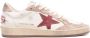 Golden Goose Leren sneakers met suède inzetstukken en geborduurd monogram Multicolor Dames - Thumbnail 1
