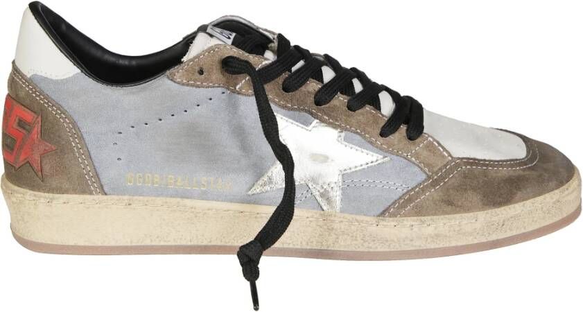 Golden Goose Nabuck Suede Ballstar Sneakers