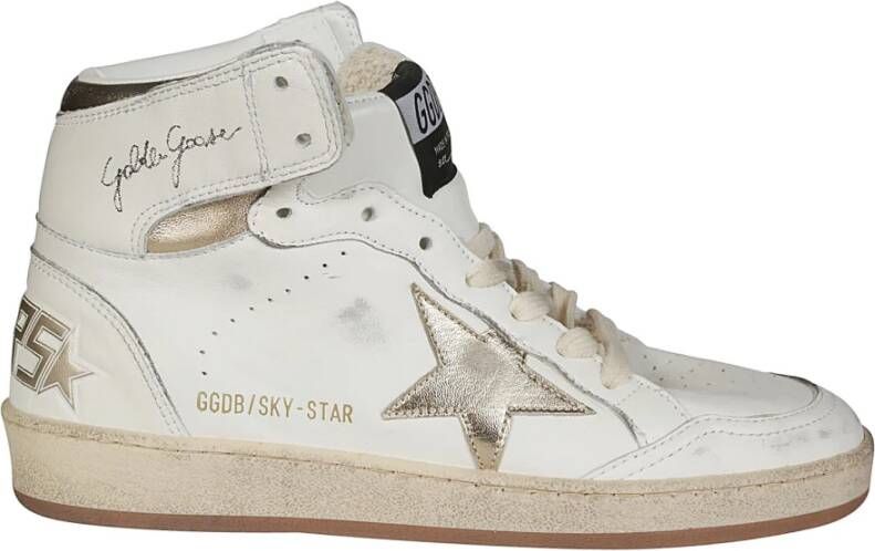 Golden Goose Nappa Gelamineerde Ster Sneakers White Dames