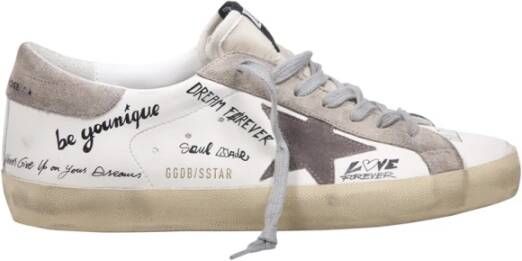 Golden Goose Nappa Suede Star Heel Sneakers Gray Heren