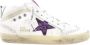 Golden Goose Paarse Glitter Mid Star Sneakers - Thumbnail 1