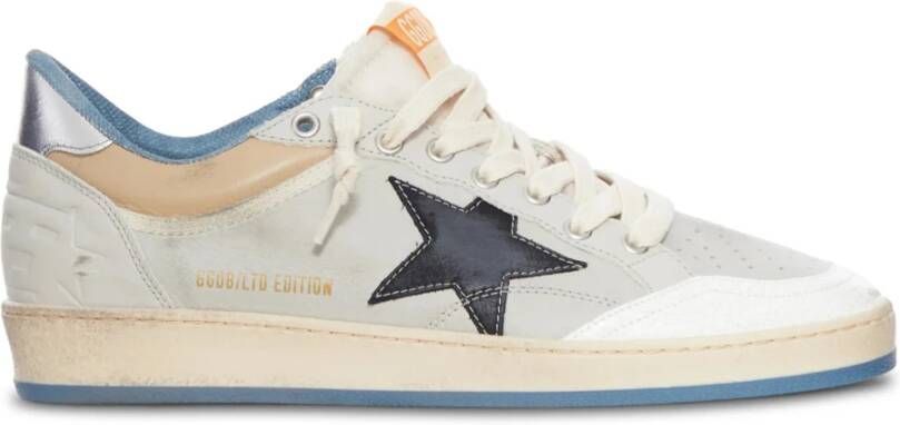 Golden Goose Parel Grijs Ballstar Sneakers