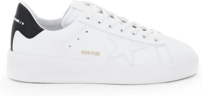 Golden Goose Pure Star Leren Sneakers White Heren