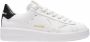 Golden Goose Pure Star Sneakers in White and Black Leather Wit Dames - Thumbnail 17