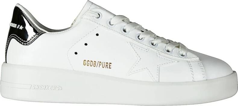 Golden Goose Witte Ster Sneakers Veters Ronde Neus White - Foto 3