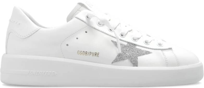 Golden Goose Witte Leren Sneakers met Elegante Sterdetail White Dames