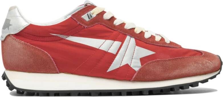 Golden Goose Rode Marathon Sneakers Stijlvol Casual Actief