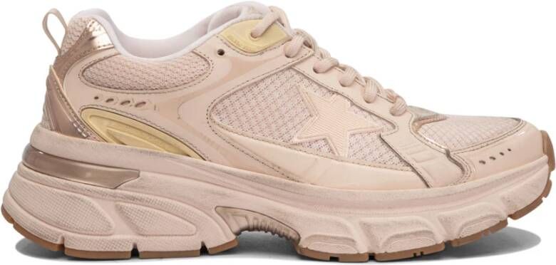 Golden Goose Roze Sneakers met Chunky Sole