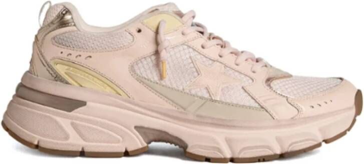 Golden Goose Roze Ster Sneakers Italië Leer