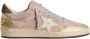 Golden Goose Roze Suede Ballstar Sneakers - Thumbnail 3
